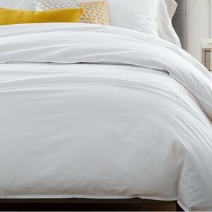 West elm  Cotton Cashmere Duvet Cover F/Q Washed